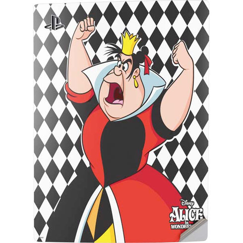 Disney Alice in Wonderland Queen of Hearts Off with their Head! PS5 Digital Edition Console Skin